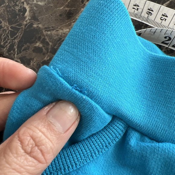 Miss Popular Girls Youth Blue Shorts Folded Hem Two Side Pockets Size 7/8 - Picture 7 of 7